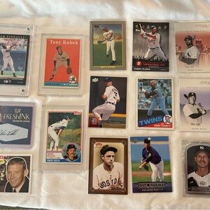 Assorted Baseball Trading Cards Collection